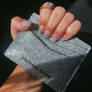 BRAND NEW Michael Kors Sparkly Card Holder